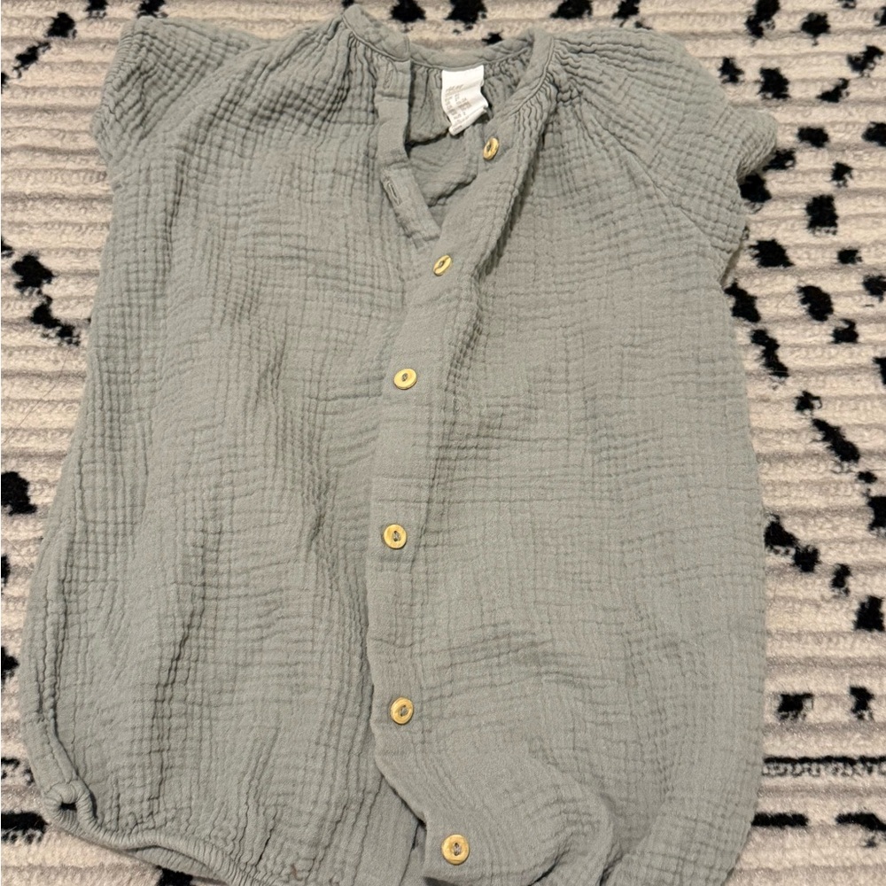 H&M Button-Up Bubble Romper